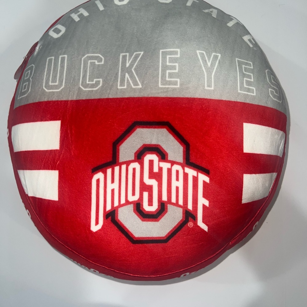 Red and White Squish Me Pillow